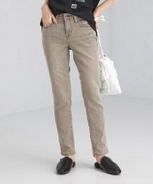 SOMETHING（サムシング）の「【別注】＜SOMETHING(サムシング)＞ HANA デニム テーパード パンツ ミディアムグレー（デニムパンツ）」