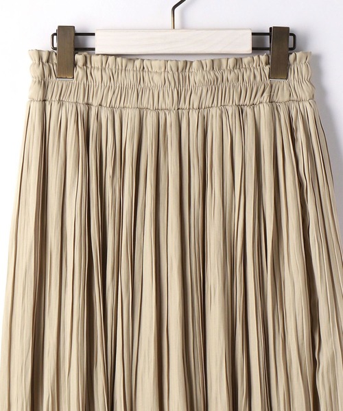 Grand PARK（グランドパーク）の「消しプリーツロングスカート（スカート・レディース・ネイビー/ベージュ/チャコールグレー/カーキ・FREE）」の6枚目の写真