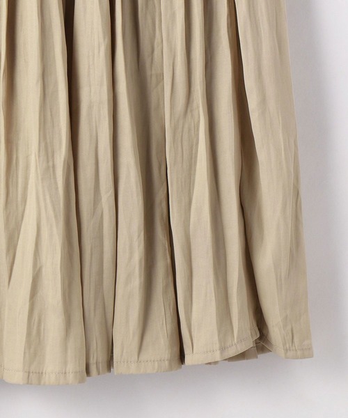 Grand PARK（グランドパーク）の「消しプリーツロングスカート（スカート・レディース・ネイビー/ベージュ/チャコールグレー/カーキ・FREE）」の7枚目の写真