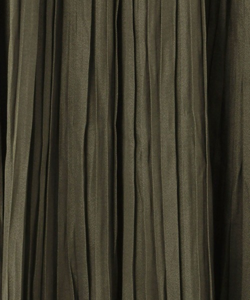 Grand PARK（グランドパーク）の「消しプリーツロングスカート（スカート・レディース・ネイビー/ベージュ/チャコールグレー/カーキ・FREE）」の10枚目の写真