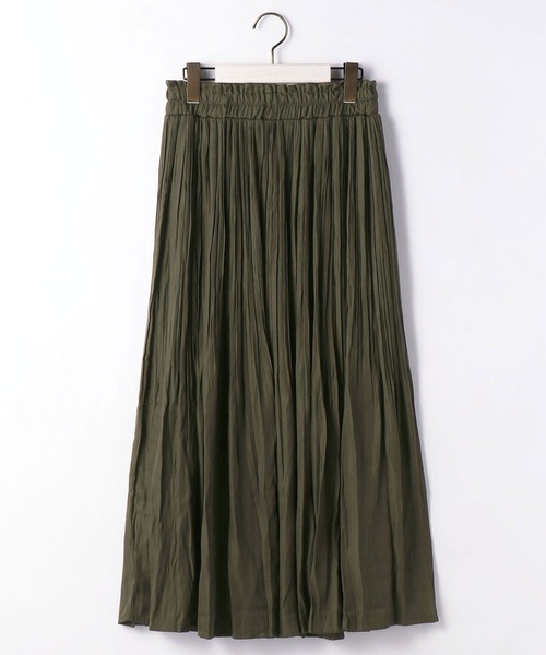 Grand PARK（グランドパーク）の「消しプリーツロングスカート（スカート・レディース・ネイビー/ベージュ/チャコールグレー/カーキ・FREE）」の17枚目の写真