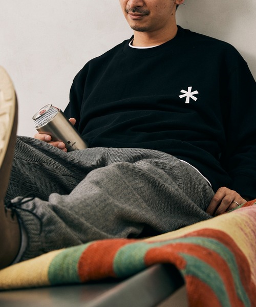 Snow Peak(スノーピーク)の「【Snow Peak×relume / スノーピーク】 Classic ロゴプリント スウェット(スウェット・メンズ・ブラック/ベージュ/グレー・MEDIUM/LARGE)」の13枚目の写真