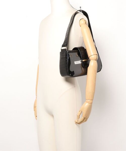 LAGUA GEM（ラグアジェム）の「CROCO CLEAR ONEHANDLE BAG（ショルダーバッグ・レディース・ブラック/ホワイト・FREE）」の20枚目の写真