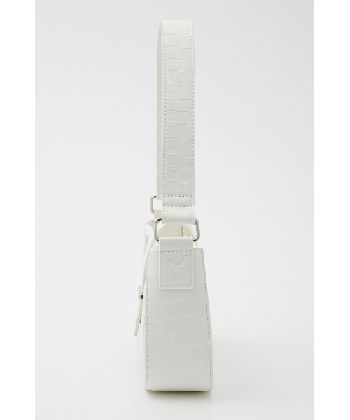 LAGUA GEM（ラグアジェム）の「CROCO CLEAR ONEHANDLE BAG（ショルダーバッグ・レディース・ブラック/ホワイト・FREE）」の4枚目の写真