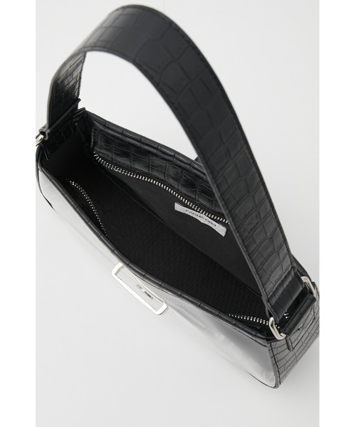 LAGUA GEM（ラグアジェム）の「CROCO CLEAR ONEHANDLE BAG（ショルダーバッグ・レディース・ブラック/ホワイト・FREE）」の15枚目の写真