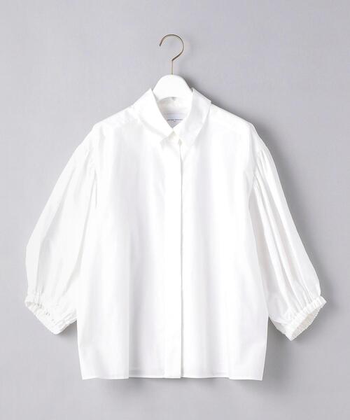 UNITED ARROWS（ユナイテッドアローズ）の「＜UNITED ARROWS> C/CEL ボリュームスリーブ シャツ W◆（シャツ/ブラウス・レディース・ホワイト/ブラック/オリーブ・FREE）」の21枚目の写真