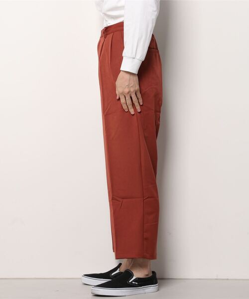 WEGO（ウィゴー）の「WEGO/セミワイドスラックス（スラックス・メンズ・ベージュ/ブラック/ダークオレンジ・SMALL/LARGE/MEDIUM）」の13枚目の写真