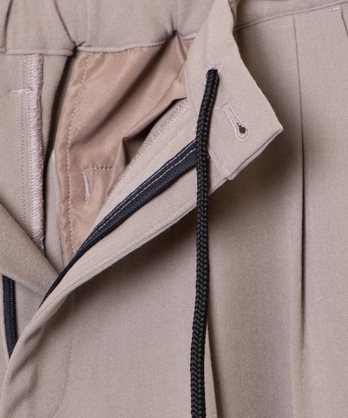 WEGO（ウィゴー）の「WEGO/セミワイドスラックス（スラックス・メンズ・ベージュ/ブラック/ダークオレンジ・SMALL/LARGE/MEDIUM）」の10枚目の写真