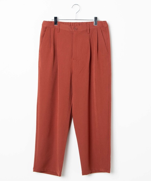 WEGO（ウィゴー）の「WEGO/セミワイドスラックス（スラックス・メンズ・ベージュ/ブラック/ダークオレンジ・SMALL/LARGE/MEDIUM）」の6枚目の写真