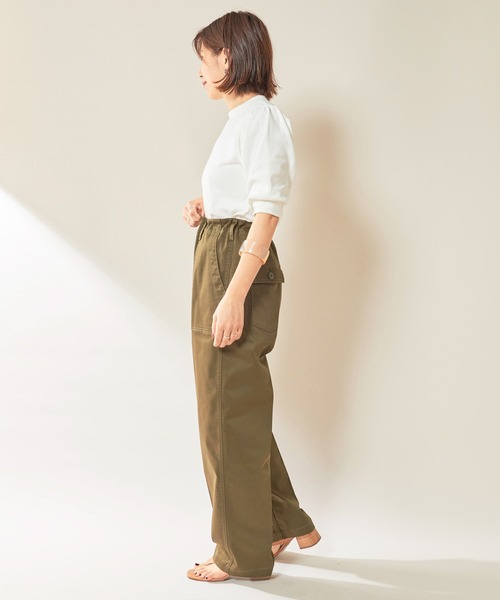 SHENERY（シーナリー）の「ハイウエストベイカーパンツ（その他パンツ・レディース・ベージュ/カーキ・36/38）」の20枚目の写真