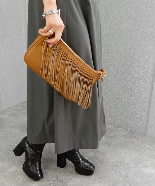 DT★Max Mara ★ARLES フリンジショルダーバッグ Max Mara MAX MARA マックスマーラ ショルダーバッグ ELSA