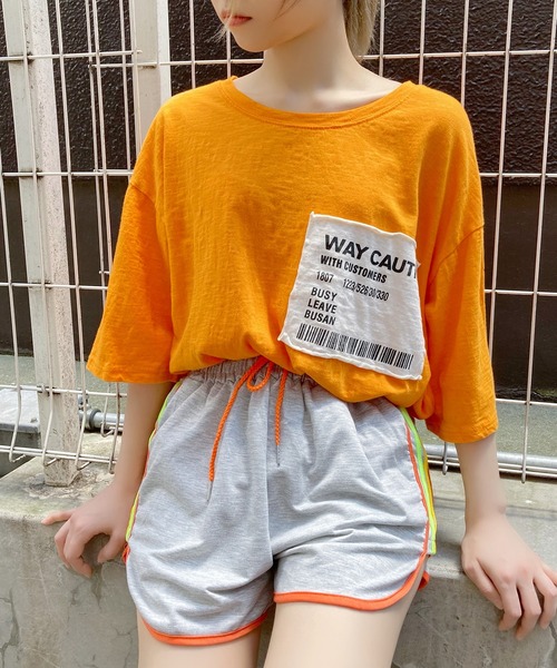 Figments（フィグメンツ）の「サイドラインショーパン（その他パンツ・レディース・グレー/ブラック・FREE）」の7枚目の写真