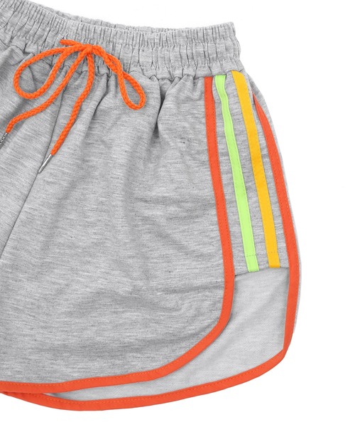 Figments（フィグメンツ）の「サイドラインショーパン（その他パンツ・レディース・グレー/ブラック・FREE）」の4枚目の写真