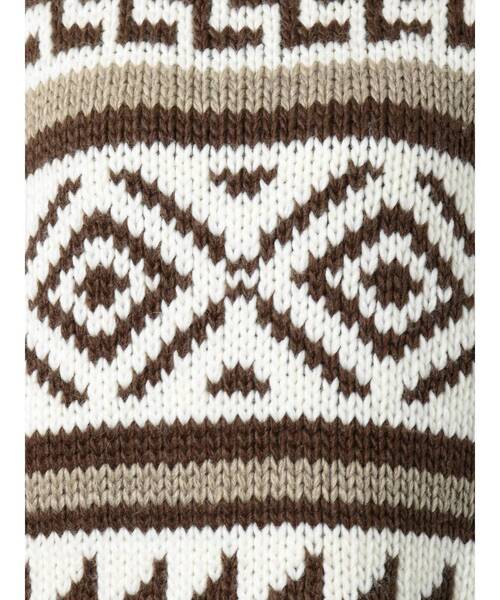 Ungrid（アングリッド）の「ローゲージジャカードニット（ニット/セーター・レディース・オフホワイト/モカ・FREE）」の8枚目の写真