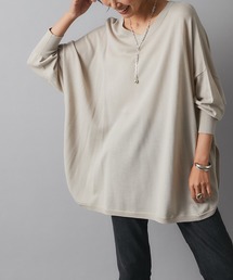 RIVE DROITE | 上品なカジュアル感を演出　カシミヤ混2WAYワイドポンチョニット(ニット/セーター)