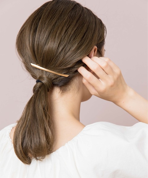 flower（フラワー）の「プチシンプリーバレッタ(2ピース)（バレッタ/ヘアクリップ・レディース・ゴールド/シルバー・FREE）」の16枚目の写真