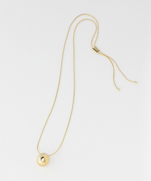 PAGEBOY（ページボーイ）の「EGGモチーフネックレス（ネックレス・レディース・シルバー/ゴールド・FREE）」の9枚目の写真