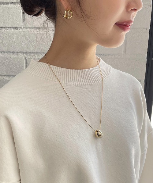 PAGEBOY（ページボーイ）の「EGGモチーフネックレス（ネックレス・レディース・シルバー/ゴールド・FREE）」の10枚目の写真