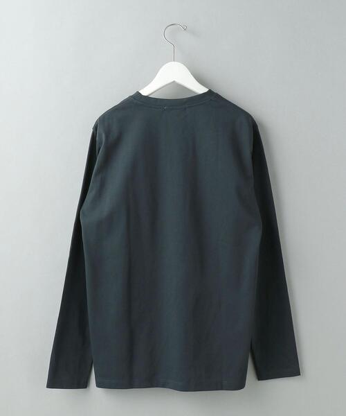 WORK TRIP OUTFITS GREEN LABEL RELAXING(ワークトリップアウトフィッツグリーンレーベル リラクシング)の「<WORK TRIP OUTFITS>クリーン クルーネック カットソー -抗菌-(Tシャツ/カットソー・メンズ・ホワイト/グレー/ダークグリーン・M/L/XL/S)」の7枚目の写真