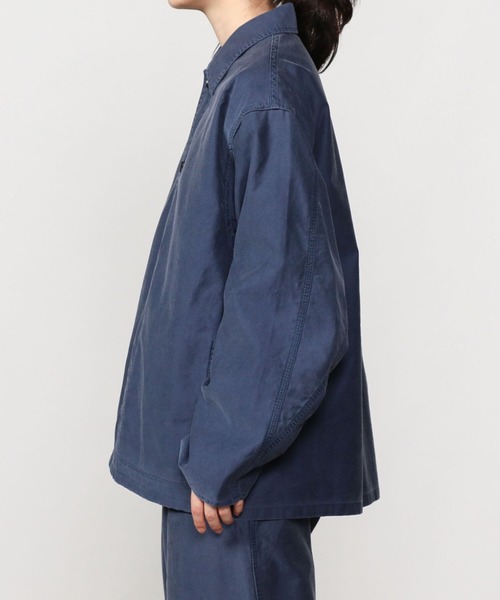 blurhms（ブラームス）の「【blurhmsROOTSTOCK】モールスキンワークジャケット USED WOMEN（カバーオール・レディース・ブルー系その他・2）」の9枚目の写真