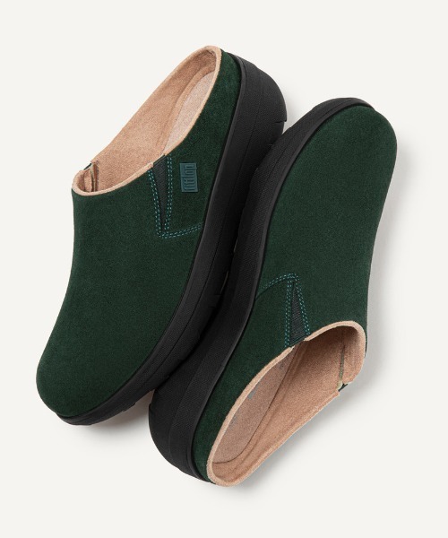fitflop（フィットフロップ）の「【fitflop/フィットフロップ】LOAFF SUEDE CLOGS　サボ/クロッグ（その他シューズ・レディース・グリーン/ブラック・US7/US6）」の8枚目の写真