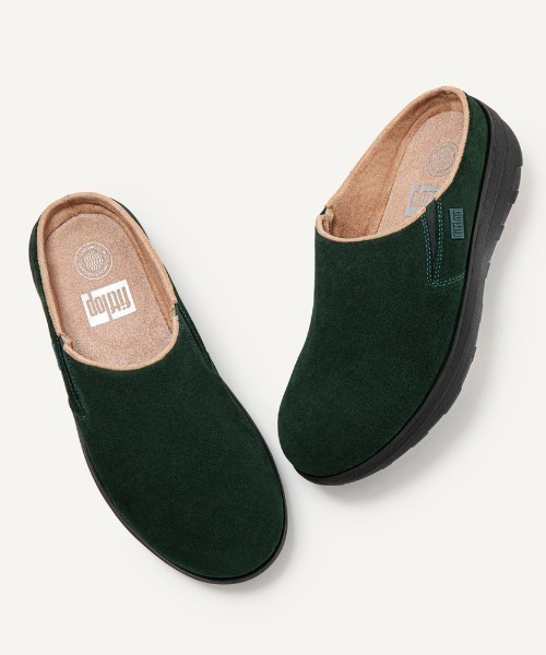 fitflop（フィットフロップ）の「【fitflop/フィットフロップ】LOAFF SUEDE CLOGS　サボ/クロッグ（その他シューズ・レディース・グリーン/ブラック・US7/US6）」の7枚目の写真