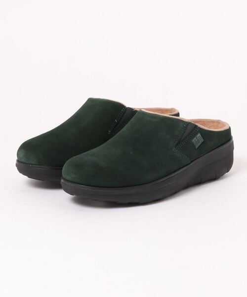 fitflop（フィットフロップ）の「【fitflop/フィットフロップ】LOAFF SUEDE CLOGS　サボ/クロッグ（その他シューズ・レディース・グリーン/ブラック・US7/US6）」の3枚目の写真