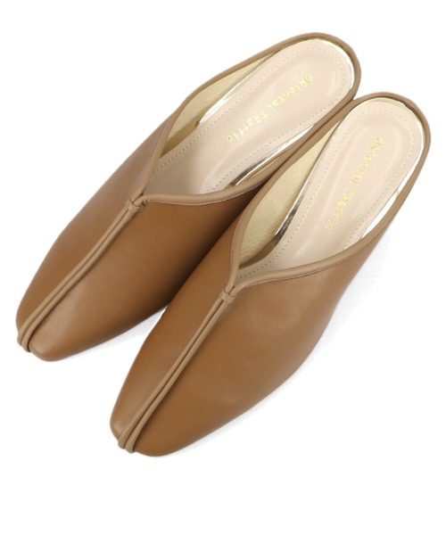 ORiental TRaffic（オリエンタルトラフィック）の「パイピングミュールサンダル 11390（サンダル・レディース・ブラウン・LL/S/M/L）」の5枚目の写真