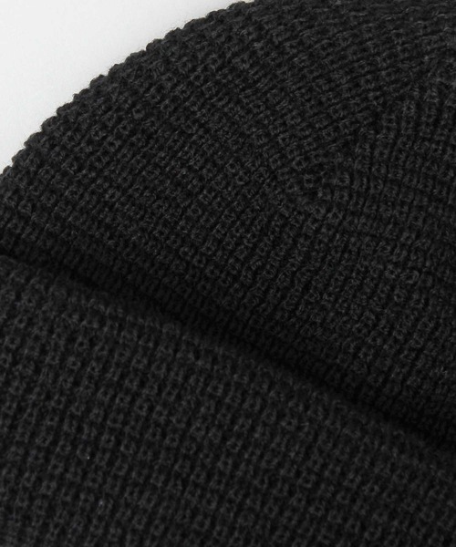 UNIVERSAL OVERALL(ユニバーサルオーバーオール)の「ワッフル ロールニットキャップ / ニット帽 / ロールキャップ / ショートワッチ(ニットキャップ/ビーニー・メンズ・ベージュ/ブラック/カーキ・FREE)」の5枚目の写真
