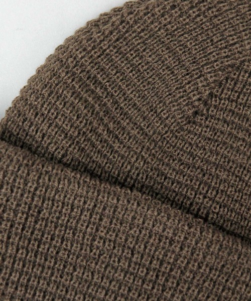 UNIVERSAL OVERALL(ユニバーサルオーバーオール)の「ワッフル ロールニットキャップ / ニット帽 / ロールキャップ / ショートワッチ(ニットキャップ/ビーニー・メンズ・ベージュ/ブラック/カーキ・FREE)」の7枚目の写真