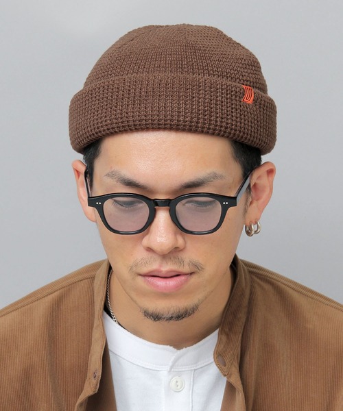UNIVERSAL OVERALL(ユニバーサルオーバーオール)の「ワッフル ロールニットキャップ / ニット帽 / ロールキャップ / ショートワッチ(ニットキャップ/ビーニー・メンズ・ベージュ/ブラック/カーキ・FREE)」の10枚目の写真