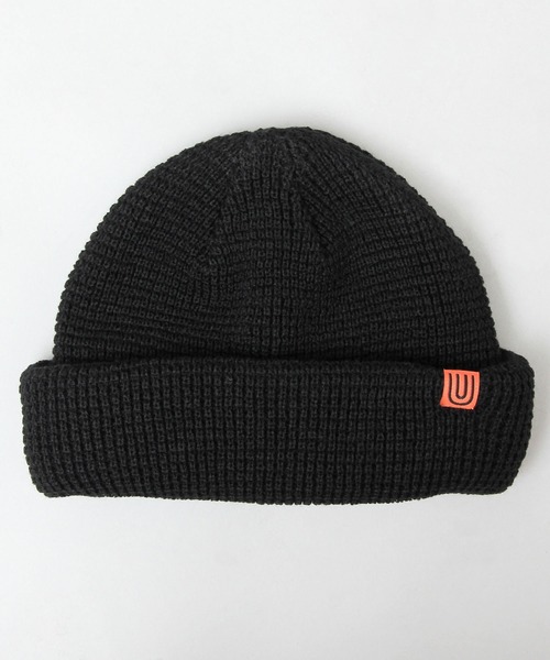 UNIVERSAL OVERALL(ユニバーサルオーバーオール)の「ワッフル ロールニットキャップ / ニット帽 / ロールキャップ / ショートワッチ(ニットキャップ/ビーニー・メンズ・ベージュ/ブラック/カーキ・FREE)」の12枚目の写真