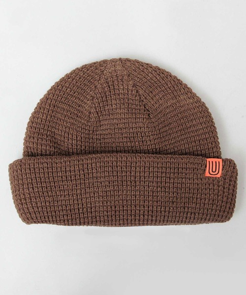 UNIVERSAL OVERALL(ユニバーサルオーバーオール)の「ワッフル ロールニットキャップ / ニット帽 / ロールキャップ / ショートワッチ(ニットキャップ/ビーニー・メンズ・ベージュ/ブラック/カーキ・FREE)」の13枚目の写真