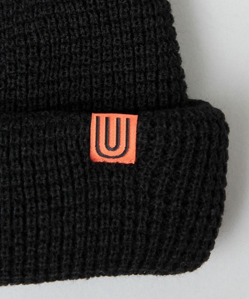 UNIVERSAL OVERALL(ユニバーサルオーバーオール)の「ワッフル ロールニットキャップ / ニット帽 / ロールキャップ / ショートワッチ(ニットキャップ/ビーニー・メンズ・ベージュ/ブラック/カーキ・FREE)」の18枚目の写真