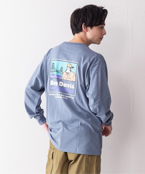 BEN DAVIS(ベンデイビス)の「【BEN DAVIS/ベンデイビス】ゴールデンゲートブリッジ&ゴリラプリントロンT(Tシャツ/カットソー・メンズ・ブラック/ホワイト/ブルー系その他・MEDIUM/SMALL/LARGE/X-LARGE)」の21枚目の写真