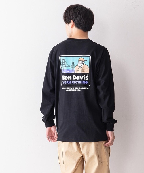 BEN DAVIS(ベンデイビス)の「【BEN DAVIS/ベンデイビス】ゴールデンゲートブリッジ&ゴリラプリントロンT(Tシャツ/カットソー・メンズ・ブラック/ホワイト/ブルー系その他・MEDIUM/SMALL/LARGE/X-LARGE)」の15枚目の写真