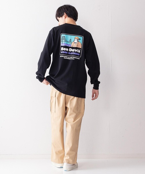 BEN DAVIS(ベンデイビス)の「【BEN DAVIS/ベンデイビス】ゴールデンゲートブリッジ&ゴリラプリントロンT(Tシャツ/カットソー・メンズ・ブラック/ホワイト/ブルー系その他・MEDIUM/SMALL/LARGE/X-LARGE)」の22枚目の写真