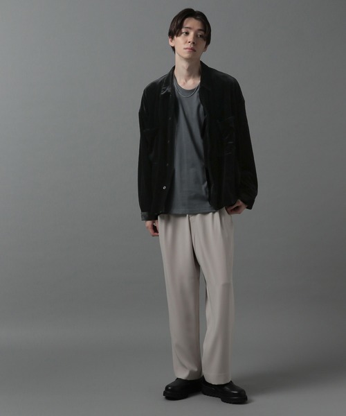 HARE（ハレ）の「UネックカットソーLS(HARE)（Tシャツ/カットソー・メンズ・ブラック/オフホワイト/グレー・SMALL/MEDIUM）」の7枚目の写真