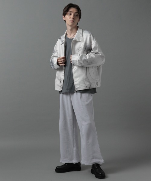 HARE（ハレ）の「UネックカットソーLS(HARE)（Tシャツ/カットソー・メンズ・ブラック/オフホワイト/グレー・SMALL/MEDIUM）」の9枚目の写真