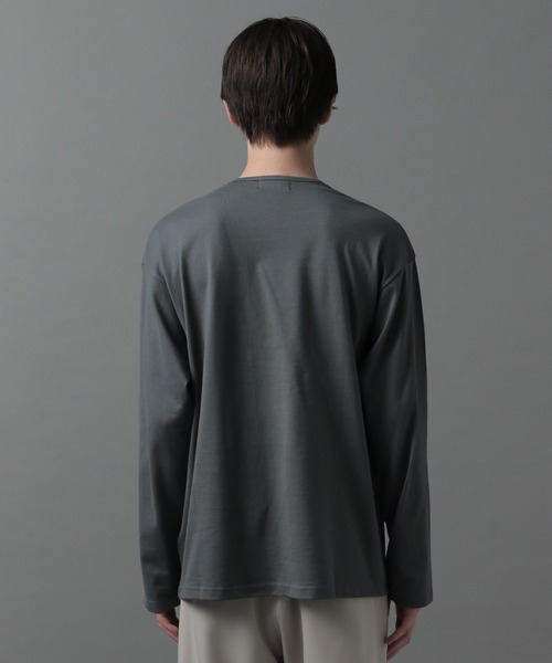 HARE（ハレ）の「UネックカットソーLS(HARE)（Tシャツ/カットソー・メンズ・ブラック/オフホワイト/グレー・SMALL/MEDIUM）」の13枚目の写真