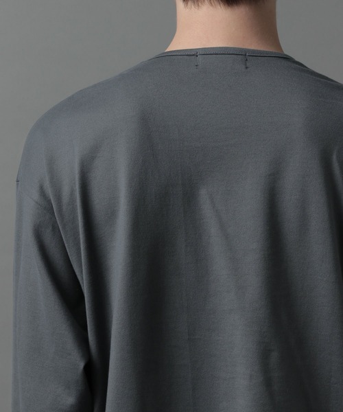 HARE（ハレ）の「UネックカットソーLS(HARE)（Tシャツ/カットソー・メンズ・ブラック/オフホワイト/グレー・SMALL/MEDIUM）」の8枚目の写真