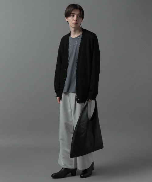 HARE（ハレ）の「UネックカットソーLS(HARE)（Tシャツ/カットソー・メンズ・ブラック/オフホワイト/グレー・SMALL/MEDIUM）」の17枚目の写真