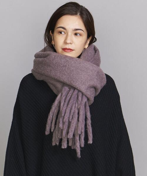 UNITED ARROWS BEAUTY&YOUTH ビッグフリンジマフラー BEAUTY&YOUTH UNITED ARROWS（ビューティーアンドユース