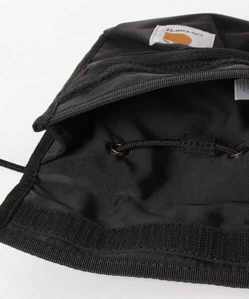 Carhartt WIP（カーハートダブリューアイピー）の「Carhartt WIP/カーハートダブリューアイピー ネックポーチ I027537（ショルダーバッグ・メンズ・ブラック・FREE）」の4枚目の写真