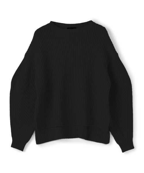 N.O.R.C(ノーク)の「カシミヤミックスローゲージ片畦プルオーバー(ニット/セーター・レディース・ブラック/サックスブルー/ピンク/トップグレー/モカ・S/M)」の18枚目の写真
