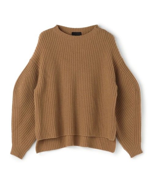 N.O.R.C(ノーク)の「カシミヤミックスローゲージ片畦プルオーバー(ニット/セーター・レディース・ブラック/サックスブルー/ピンク/トップグレー/モカ・S/M)」の17枚目の写真
