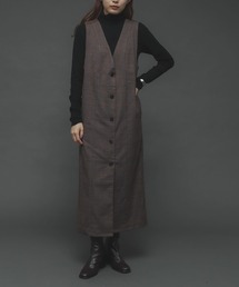 SENSE OF PLACE by URBAN RESEARCH | ウールライクフロントボタンジャンパースカート(ジャンパースカート)