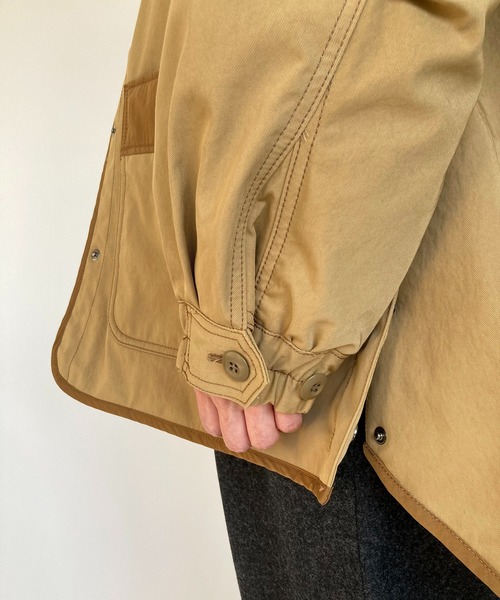 BROOKLYN OVERALL（ブルックリンオーバーオール）の「ノーカラー中綿アウター（その他アウター・レディース・ベージュ/カーキ・FREE）」の16枚目の写真