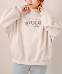 OLIVE des OLIVE | 【WEB限定】Anneちゃん裏起毛プルオーバー(スウェット)