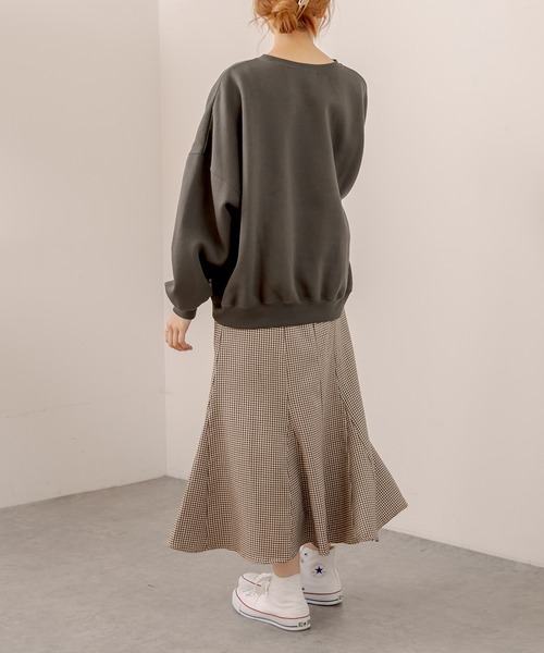 OLIVE des OLIVE（オリーブデオリーブ）の「【WEB限定】Anneちゃん裏起毛プルオーバー（スウェット・レディース・ボルドー/アイボリー/グリーン/スミクロ・FREE）」の19枚目の写真